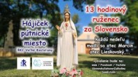 Slovensky dohovor za rodinu / LIVE nedeľu od 4:55 sv. Faustína, od 5:00 - 13 h. ruženec za Slovensko, rodiny a deti z Hájička